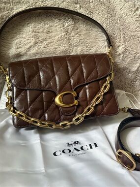 Coach chain tabby 26 bag with Quilting